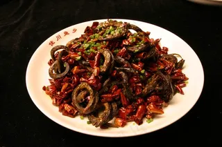 粤菜1600辣子盘龙鳝
