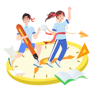 高考倒计时赛跑矢量图_元素 高考倒计时赛跑矢量图_元素
