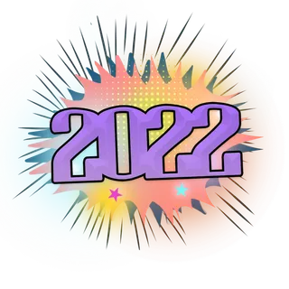 2022新年艺术创意字体虎年3D立体标题数字文字png免抠字素材