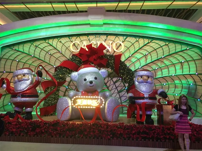 澳门银河酒店商场圣诞布置