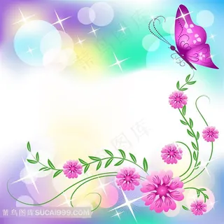 装饰画背景画无框画卡通插图