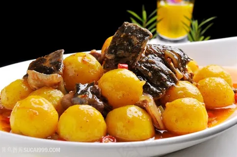 秘制小甲鱼中华美食摄影图 秘制小甲鱼中华美食摄影图