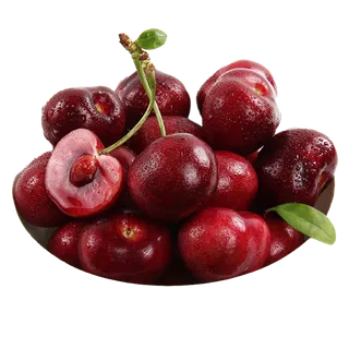 进口车厘子 (4)水果超市商品白底图免抠实物摄影png格式图片透明底
