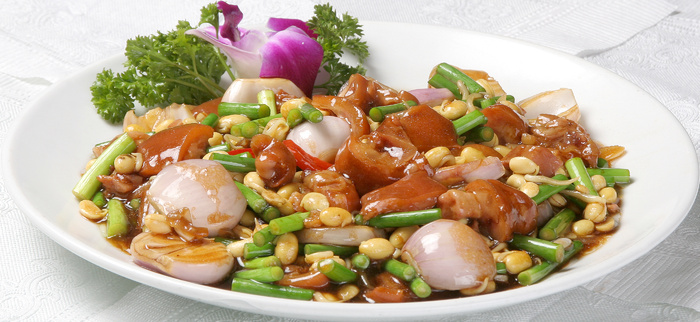 42 瞎炒猪脚皮 范阳饺子海鲜城