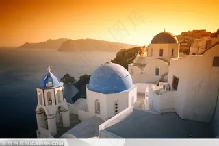 希娜圣托里尼海景风景图片