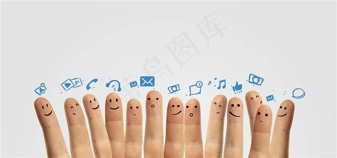 创意社交网络聊天对话框高清素材