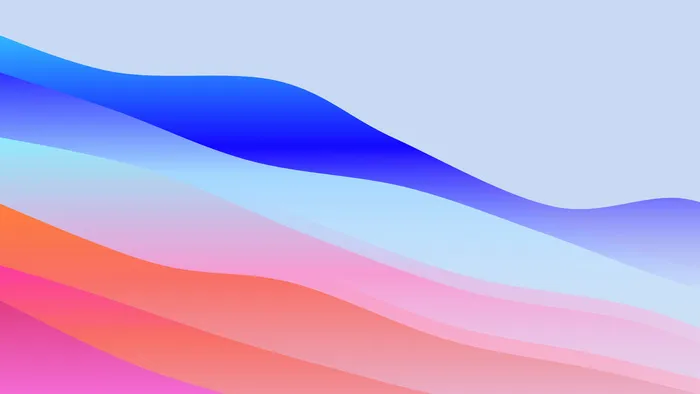 极简剪纸波浪弥散光渐变背景图设计素材