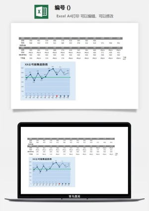 LMTK可视化图表模板Excel素材公司企业办公表格数据分析智能图表预览图