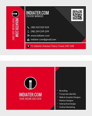 设计 创造 名片