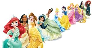 迪士尼公主卡通简笔