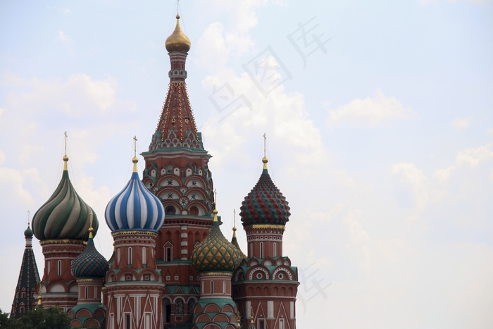 莫斯科教堂尖顶局图片