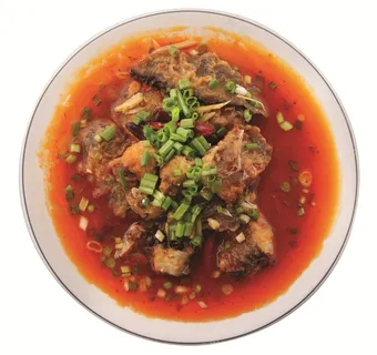 海鲜红烧鱼块(美食图片) 海鲜红烧鱼块(美食图片)