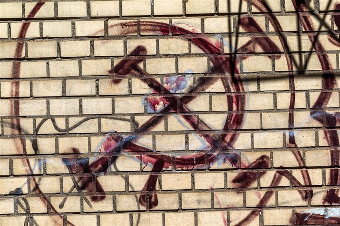 时尚墙壁涂鸦背景高清图片