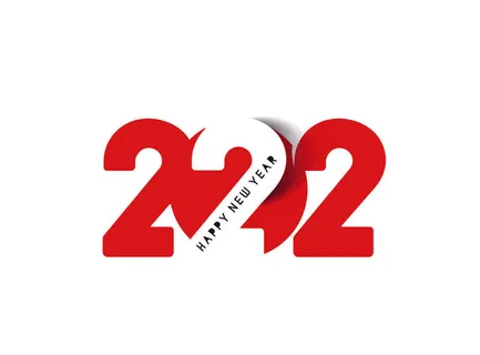 2022创意艺术字体新年虎年圣诞节数字立体质感文字AI矢量设计素材