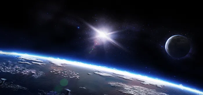 月球星空素材_星空设计合成素材背景banner图