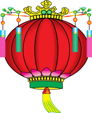 中国新年灯笼兔年免抠