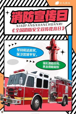 消防宣传日海报 