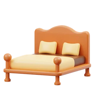 床棕色家具png素材