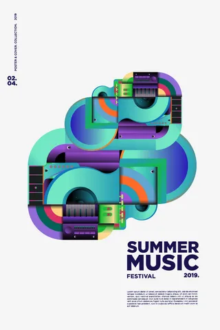 音乐系列免抠失量图