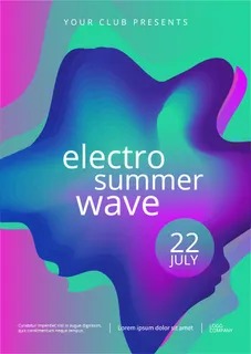 多彩渐变流体背景