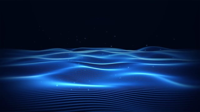 海浪, 水, 曲线, 深的, 科学, 未来派, 形状, 抽象