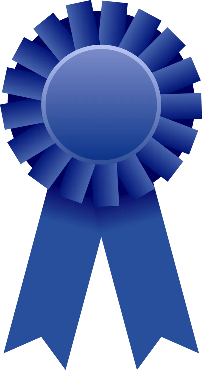 蓝色徽章花环少儿兴趣班