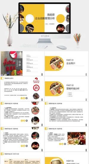 公司企业战略管理PPT模板预览图