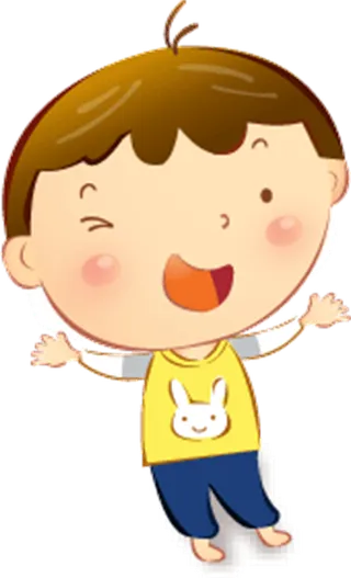 卡通 素材 人物 动画 插图