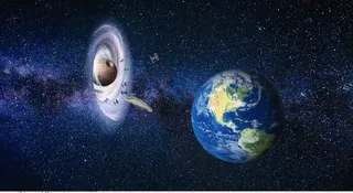 元宇宙世界风景天空背景墙