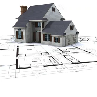 建筑工地设计图木屋房子工具施工工地