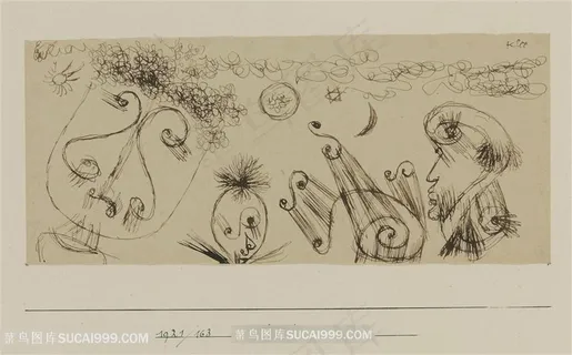 简约手绘人物装饰画