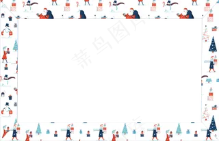 圣诞边框, 假期, 边境, 圣诞节, 礼物, 喜庆的