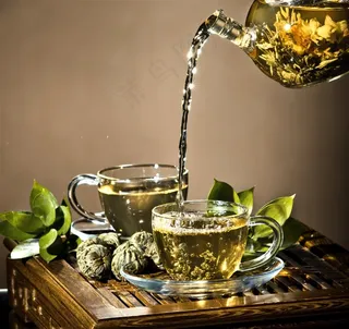 清新的茶水饮料大图