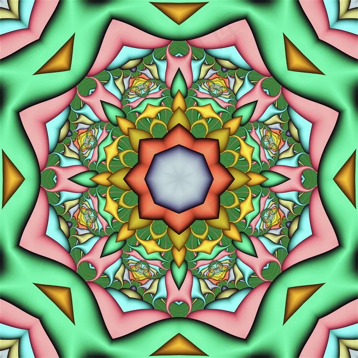 彩色花纹图案背景素材图片
