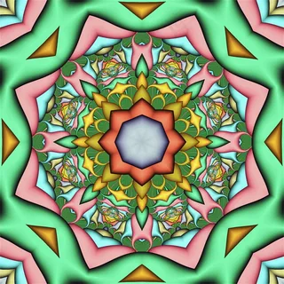 彩色花纹图案背景素材图片