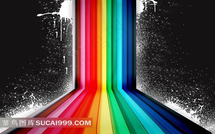 七彩斑斓的墙壁涂鸦