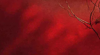 深红色暗黑故事感纹理背景