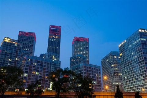 北京现代城现代城摄影图片