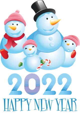 雪人一家2022