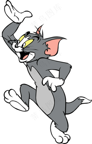 彩色动漫猫和老鼠图片