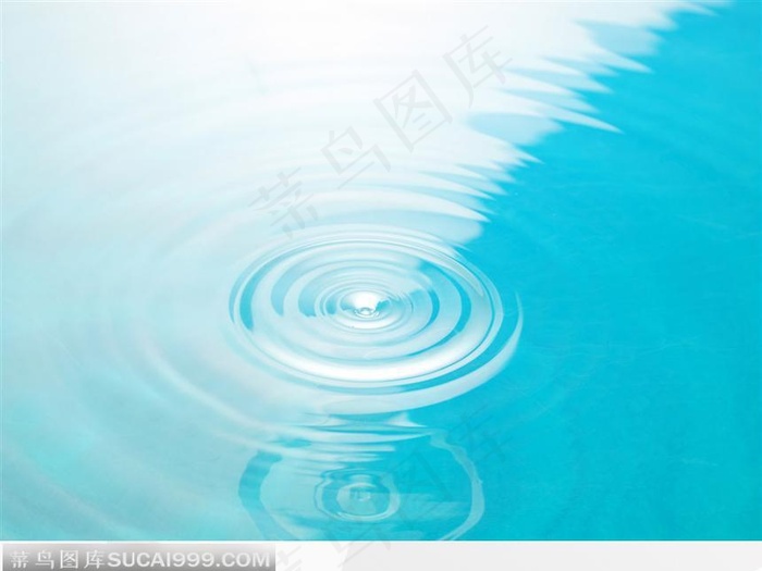 浅蓝色水滴