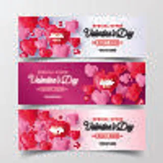 2.14情人节红心玫瑰背景