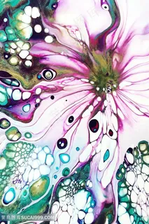 水彩唯美时尚艺术油画挂画