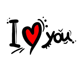 iloveyou艺术体情人节