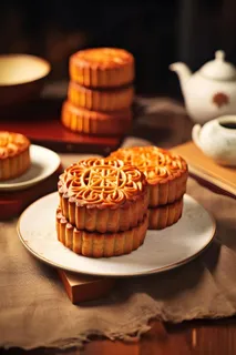 复古月饼摄影美食