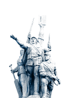 抗日战争石雕雕刻图片