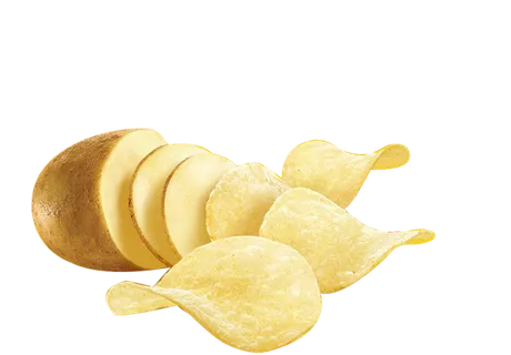 土豆薯片素材免扣