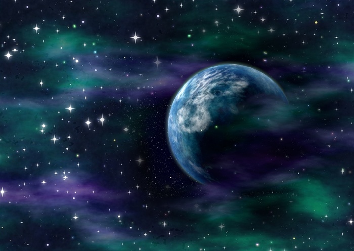 元宇宙世界天空风景背景墙