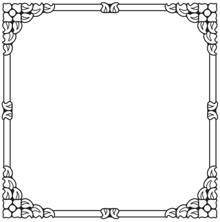 欧式复古线条边框花纹AI矢量LOGO角框花边分割线设计PSD卡片素材