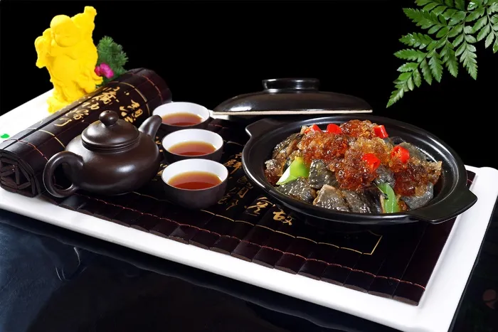 煲类火锅川菜特色菜乌鸡杏油煲